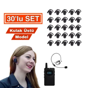 Kulak Üstü Tur Rehber Sistemi 30'lu Set
